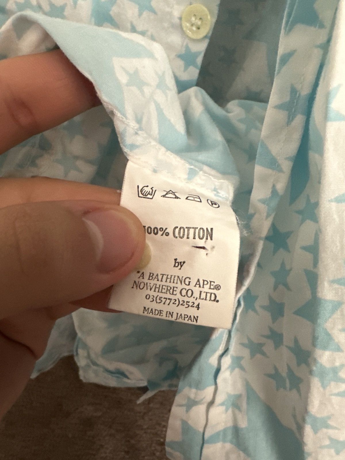 Bape Bape Long Sleeve Button Shirt Size US XL / EU 56 / 4 - 5 Thumbnail