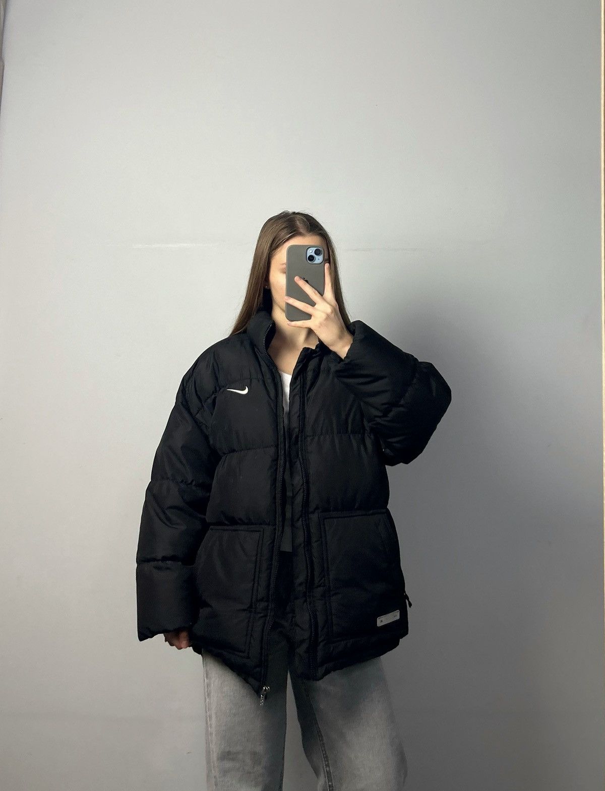 Nike Vintage puffer nike swoosh down jacket 00s Size M / US 6-8 / IT 42-44 - 12 Thumbnail
