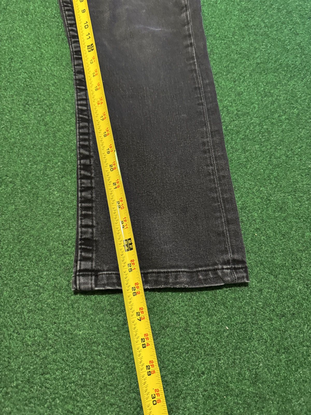 True Religion True Religion Black Denim Straight Leg 34x26 Y2K Jeans Size US 34 / EU 50 - 8 Thumbnail