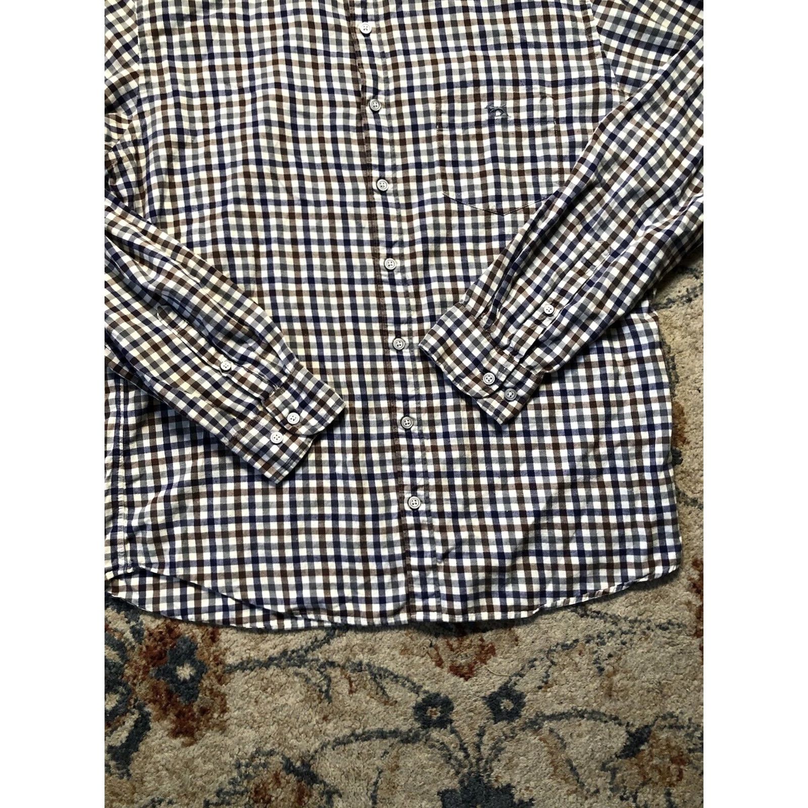 Rodd & Gunn Rodd & Gunn Shirt Plaid Button Down Men’s XL Blue Multicolor Cotton Athletic Sports Fit Long Sleeve Button-Up Collared Size US XL / EU 56 / 4 - 5 Thumbnail