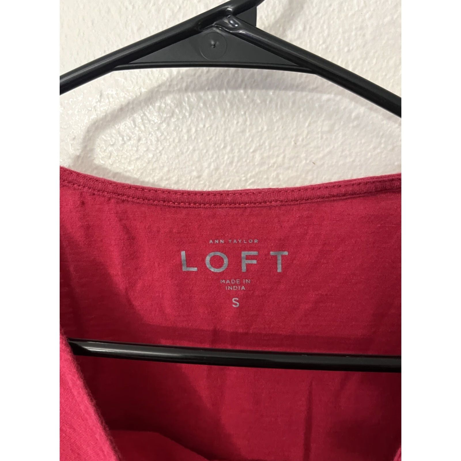 Loft Loft Shirt Womens Open Shoulder Pink Slit Sleeve Cotton-Polyester S Adult Size S / US 4 / IT 40 - 2 Thumbnail