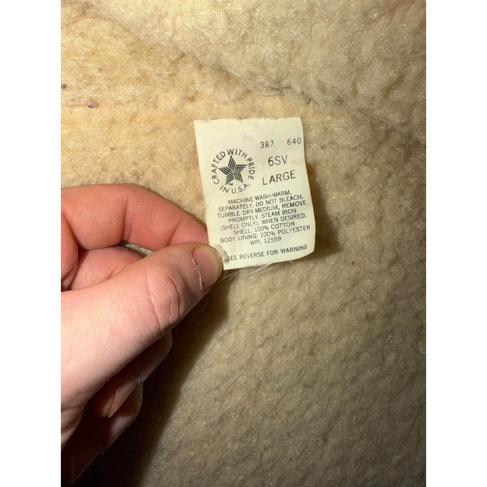 Carhartt Carhartt Vntg 80s Fleece Lined Duck Brown 6SV Vest Mens L Size L / US 10 / IT 46 - 3 Thumbnail