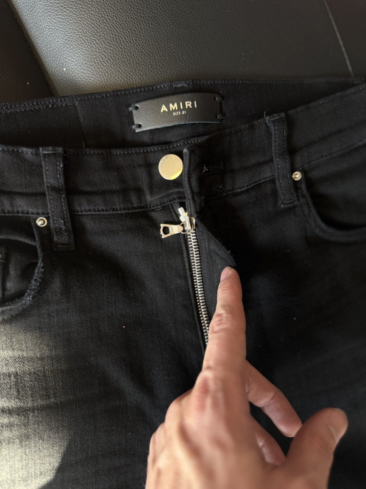 Amiri Amiri Black Stripe RARE Size 31 Flawless 🧼 Size US 31 - 11 Thumbnail