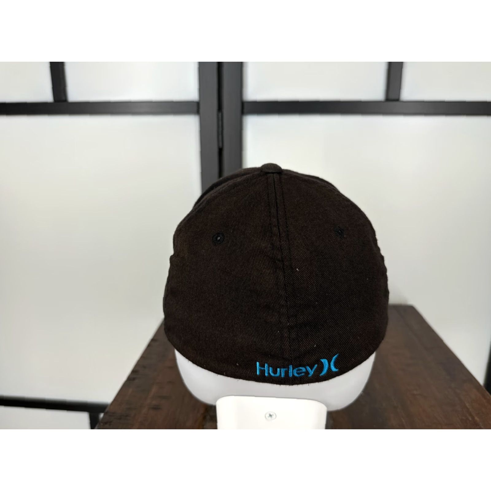 Hurley Hurley Hat Cap Fitted Adult Small Medium Black White Blue Cotton Blend Twill Baseball Cap Casual Men M XS? Size ONE SIZE - 6 Thumbnail