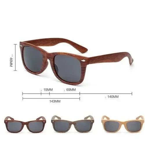 Electric Visual Retro Bamboo Sunglasses Size ONE SIZE - 2 Thumbnail