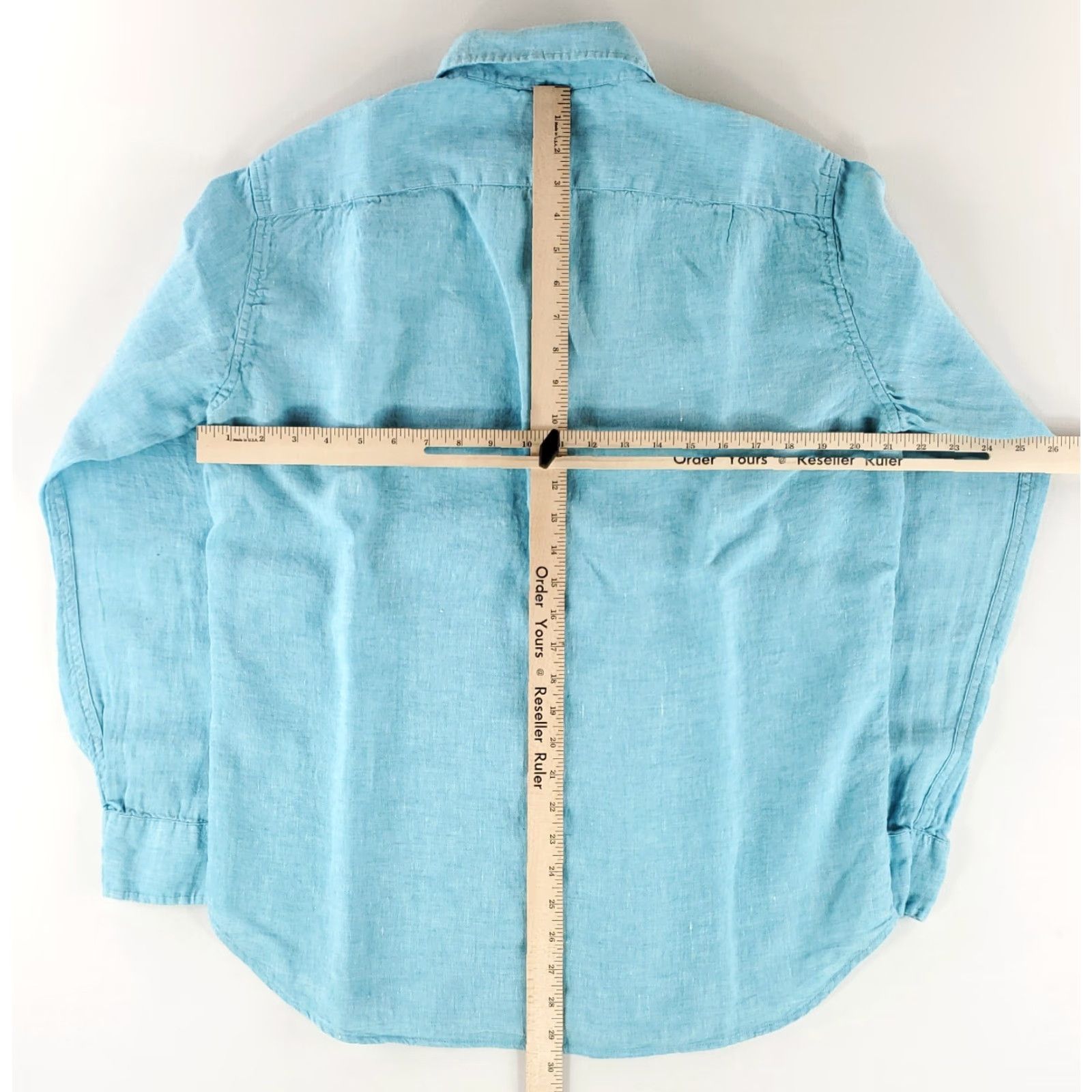 J.Crew J.CREW Slim Button Down Shirt Long Sleeve 100% Linen Light Blue Mens L Blue Shirt Mens Long Sleeve Slim Button-Down Linen 100% Linen SV Size US L / EU 52-54 / 3 - 6 Thumbnail