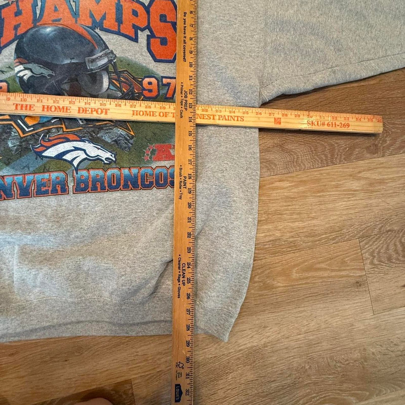 Starter Vintage retro denver broncos starter super bowl sweatshirt Size US XL / EU 56 / 4 - 4 Thumbnail