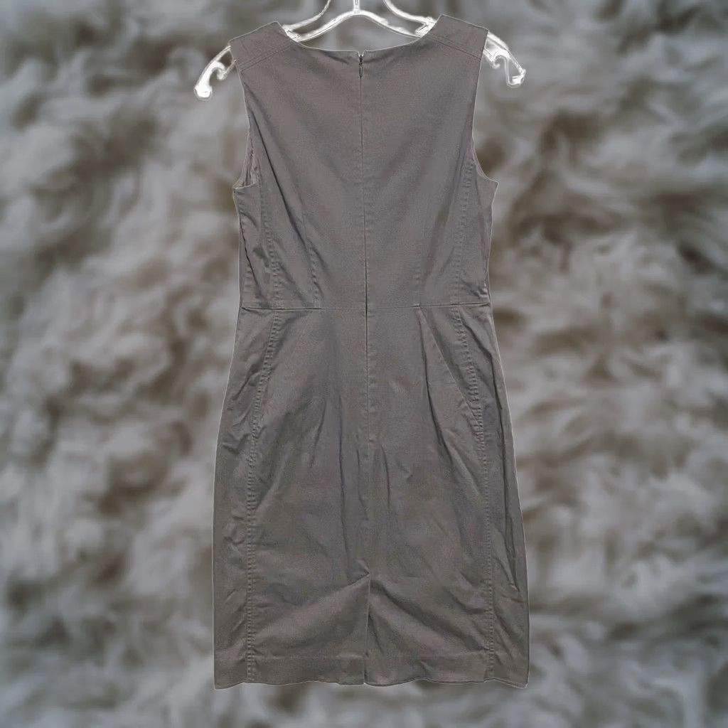 Ann Taylor VINTAGE Loft Sleeveless Brown Dress Sz 0 Sheath Office Workwear Capsule Knee Length - Ann Taylor LOFT Womens Dress Size XS / US 0-2 / IT 36-38 - 1 Thumbnail