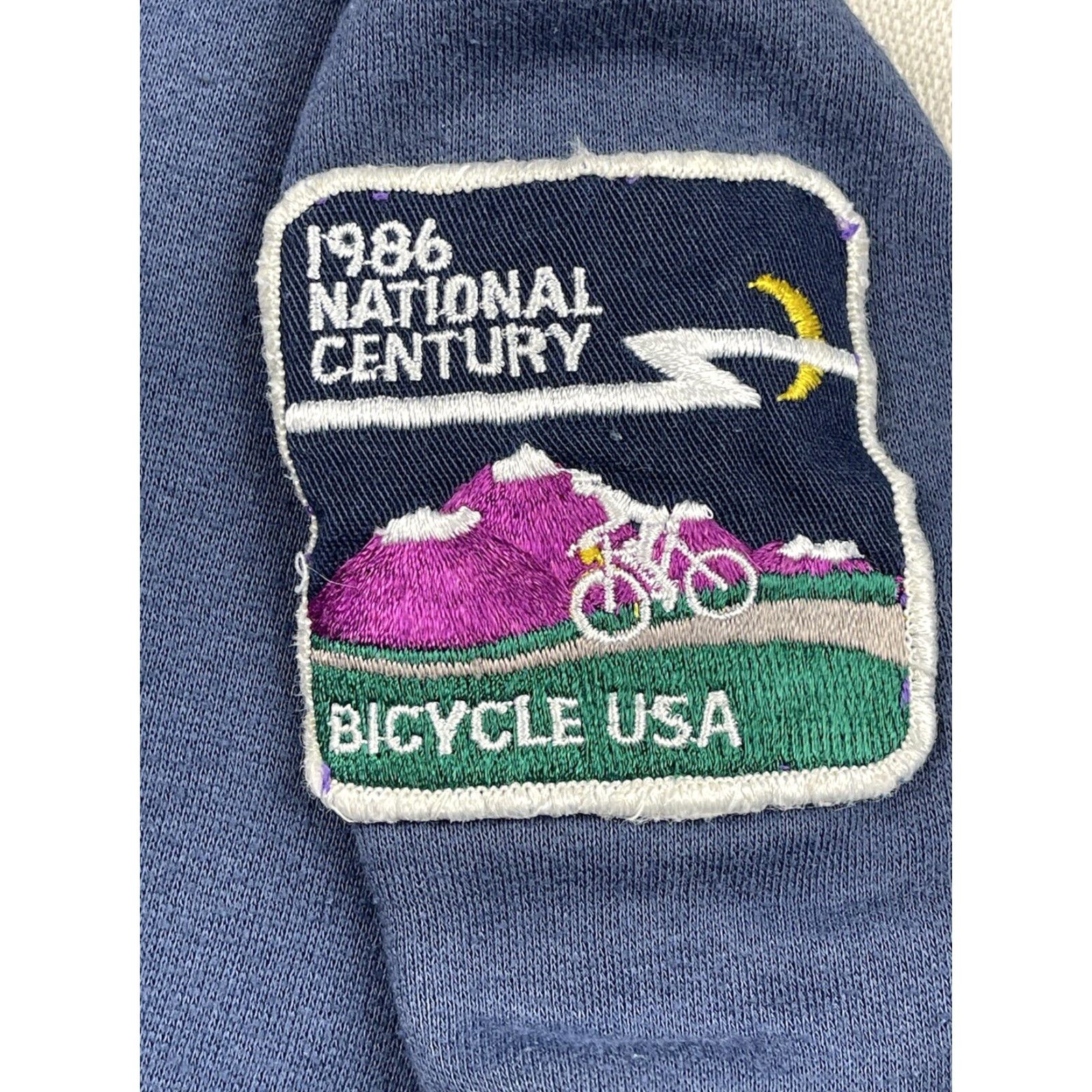Nike VINTAGE 80s Nike Hoodie Jacket Snap Blue Sportswear Cycling Sz L Mens Size US L / EU 52-54 / 3 - 5 Thumbnail