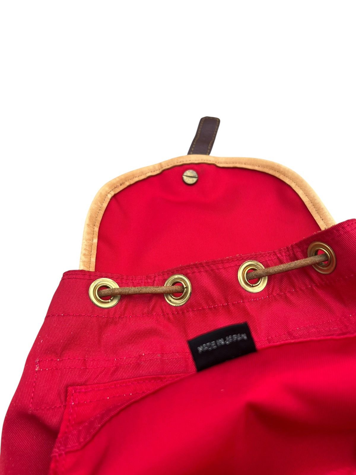 Porter Vintage Porter by Yoshida Red Nylon Leather Backpack Bag Size ONE SIZE - 23 Thumbnail