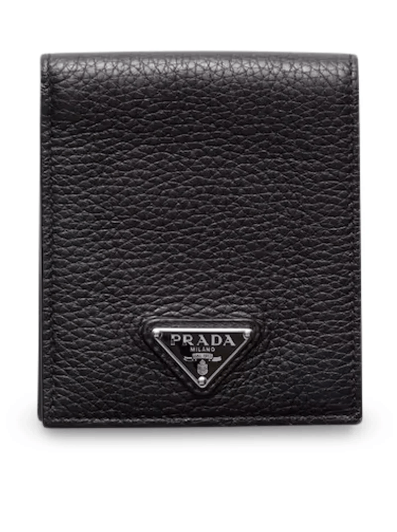 Prada PRADA Black Saffiano Leather Small Wallet New & Authentic Size ONE SIZE - 1 Thumbnail