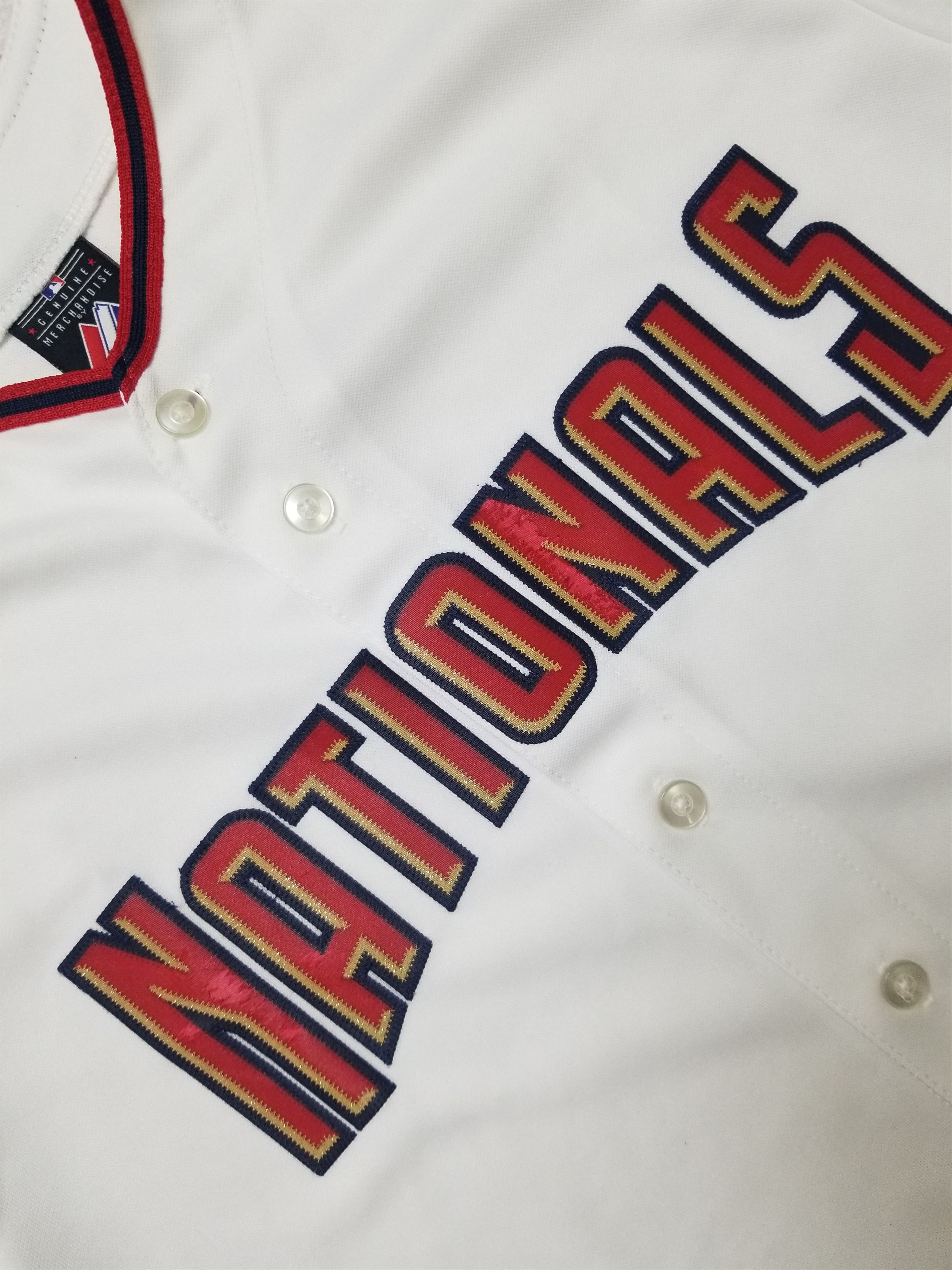 Majestic Washington Nationals Majestic Home Blank Jersey Size XL / US 12-14 / IT 48-50 - 11 Thumbnail