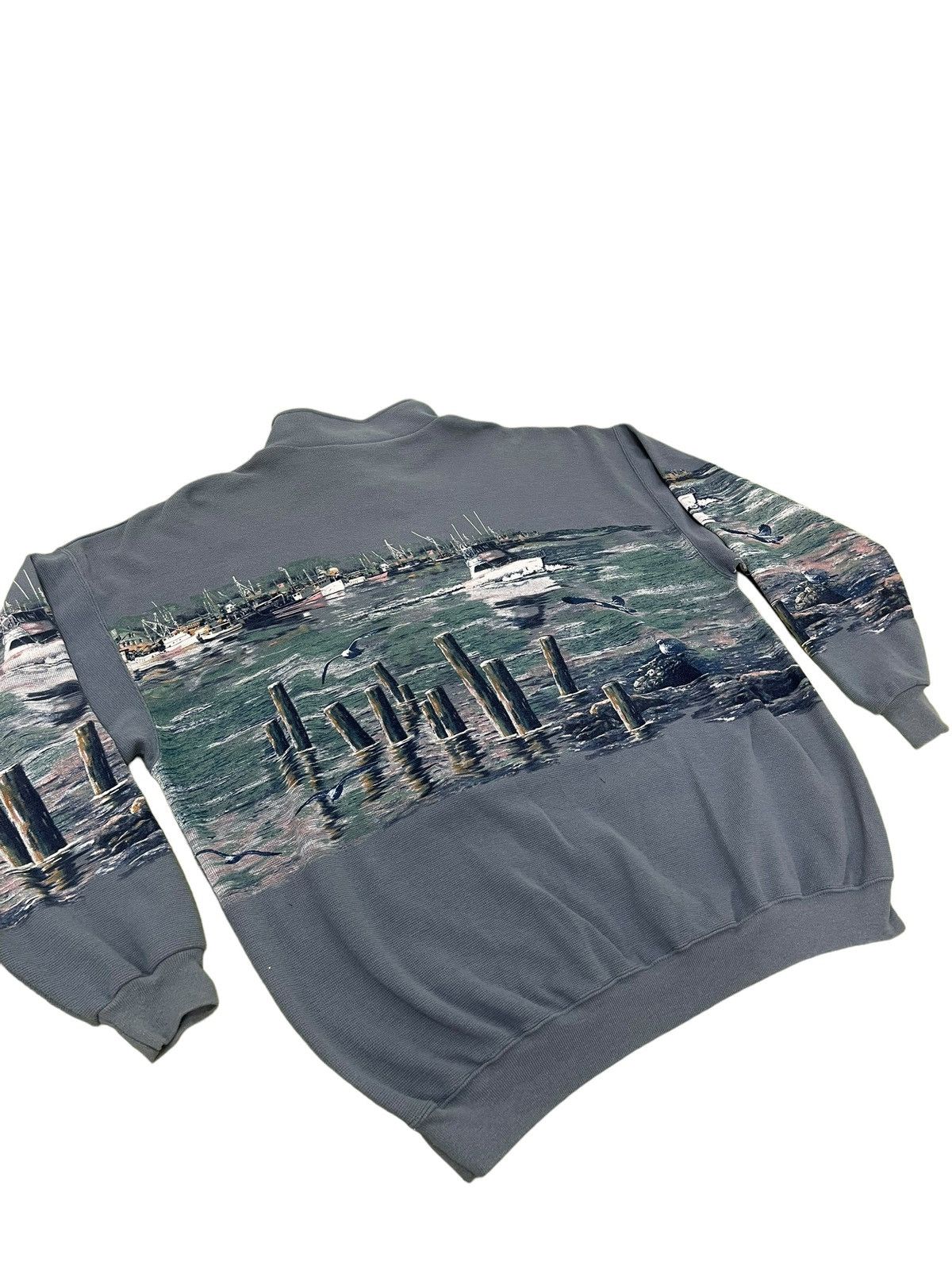 Vintage Vtg Art Unlimited Sportswear Sweatshirt Lake Printed 5🟩7 Size US XXL / EU 58 / 5 - 11 Thumbnail