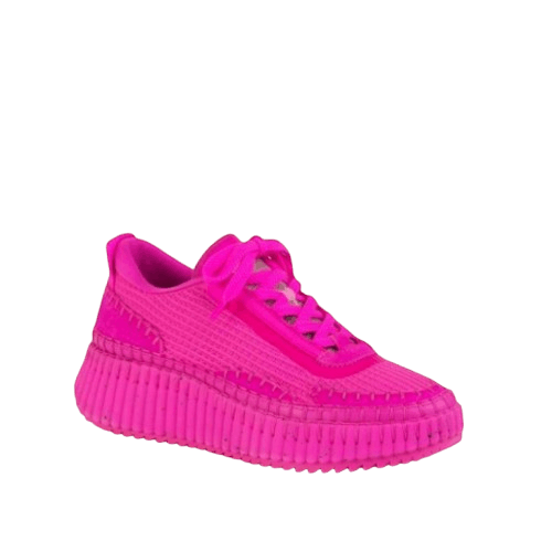 Chloe o1loc1c0525 CHC22 Nama Sneakers in Bright Pink Size US 8 / IT 38 - 1 Thumbnail