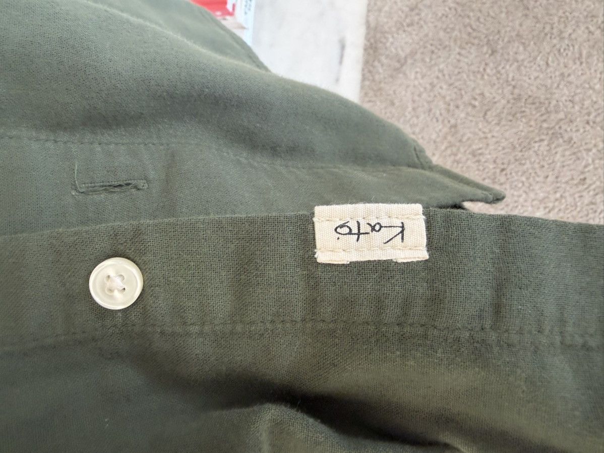 Hiroshi Kato Hiroshi Kato - The Ripper Shirt XL Olive Green Made in USA Size US XL / EU 56 / 4 - 4 Thumbnail