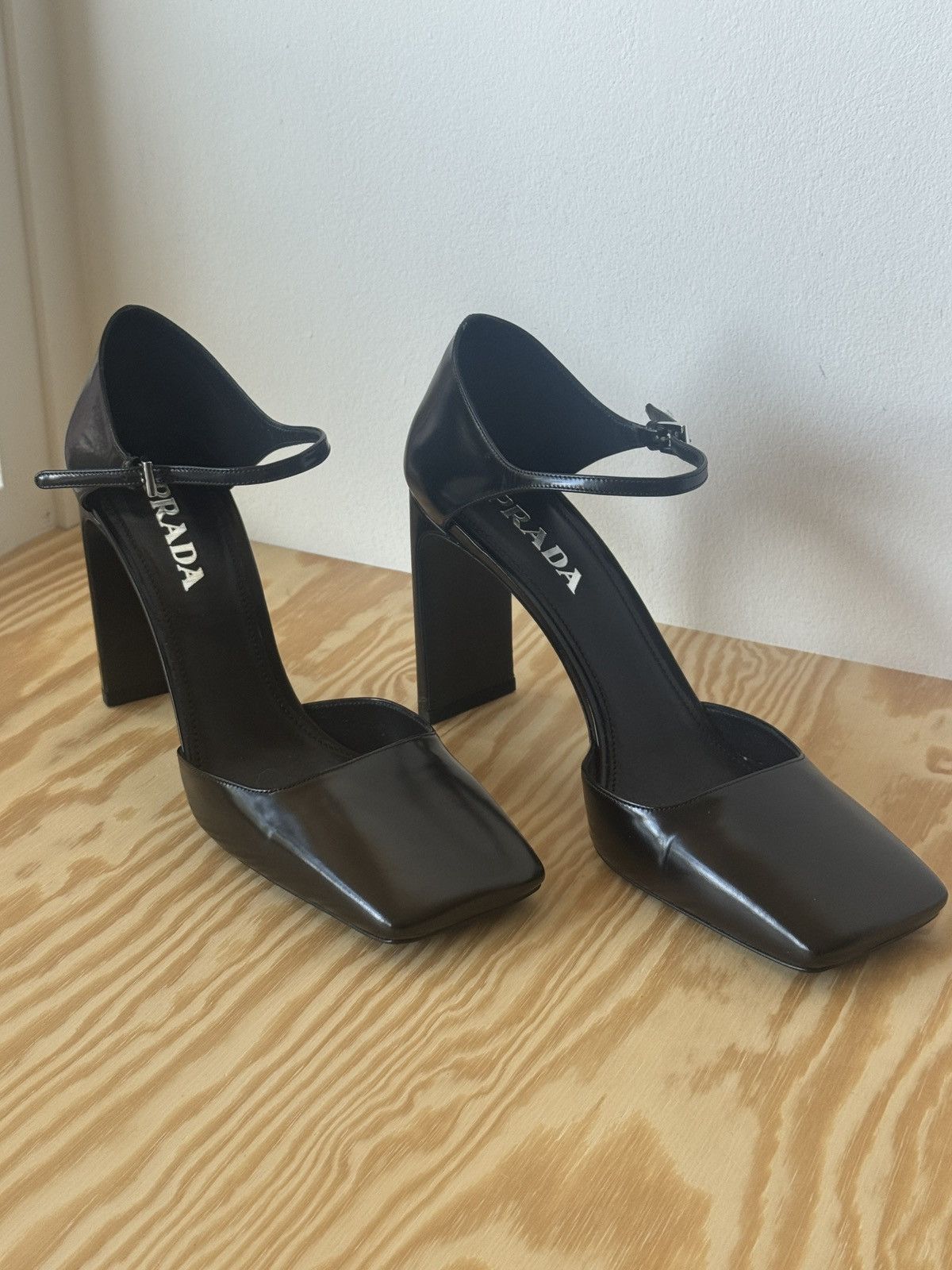 Prada Spazzolato heels Size US 10.5 / IT 40.5 - 1 Thumbnail