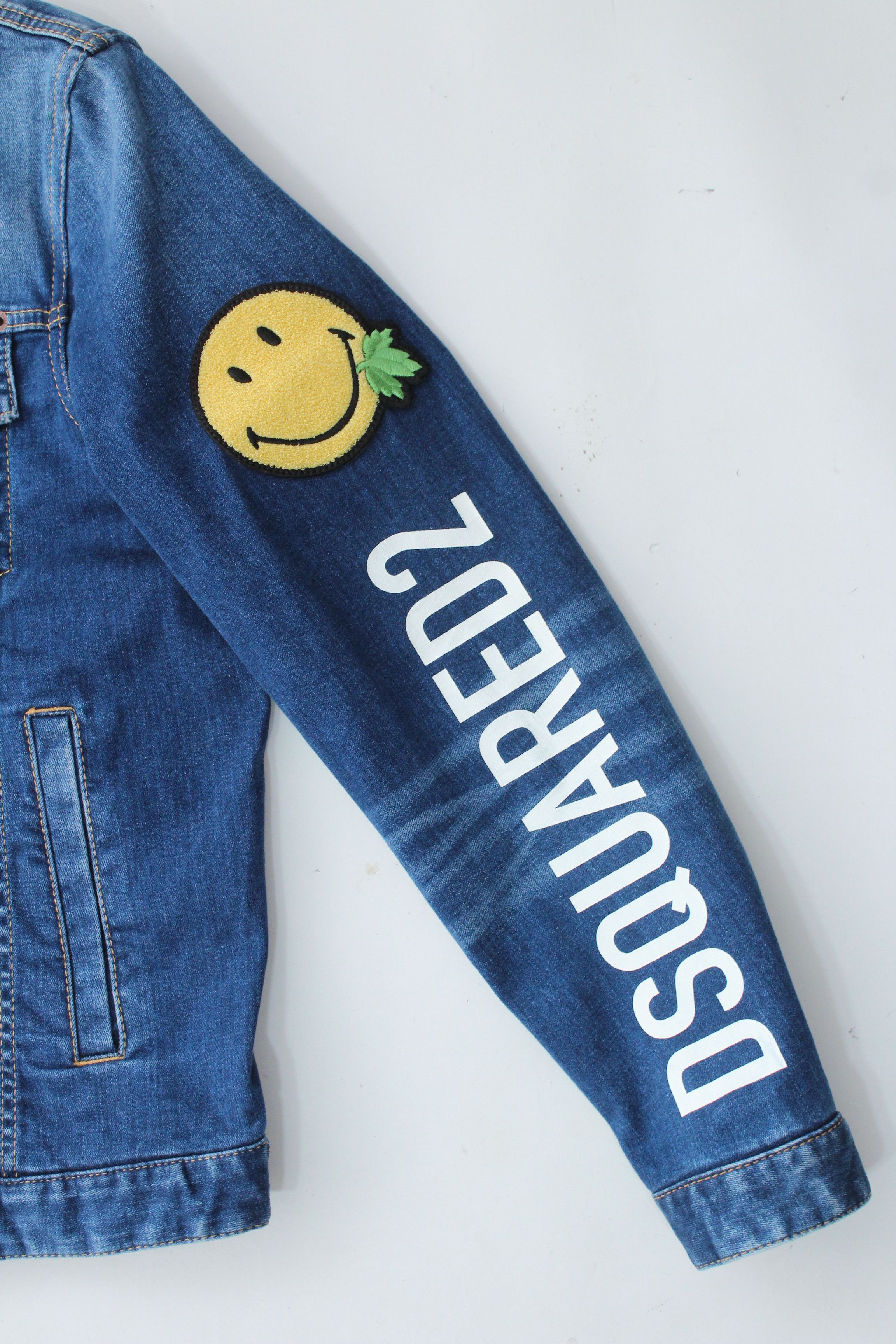 Dsquared2 Dsquared2 Smiley One Life One Planet Denim Jacket 46 S $1.2k Size US S / EU 44-46 / 1 - 8 Thumbnail