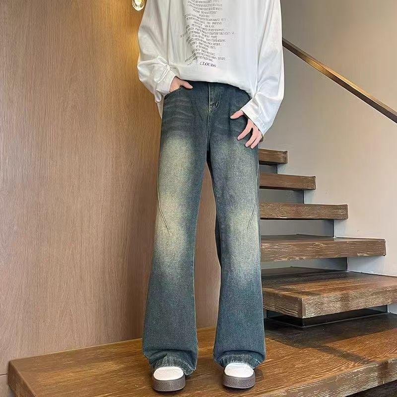 Japanese Brand Street fashion washed distressed jeans y2k Size US 32 / EU 48 - 1 Thumbnail