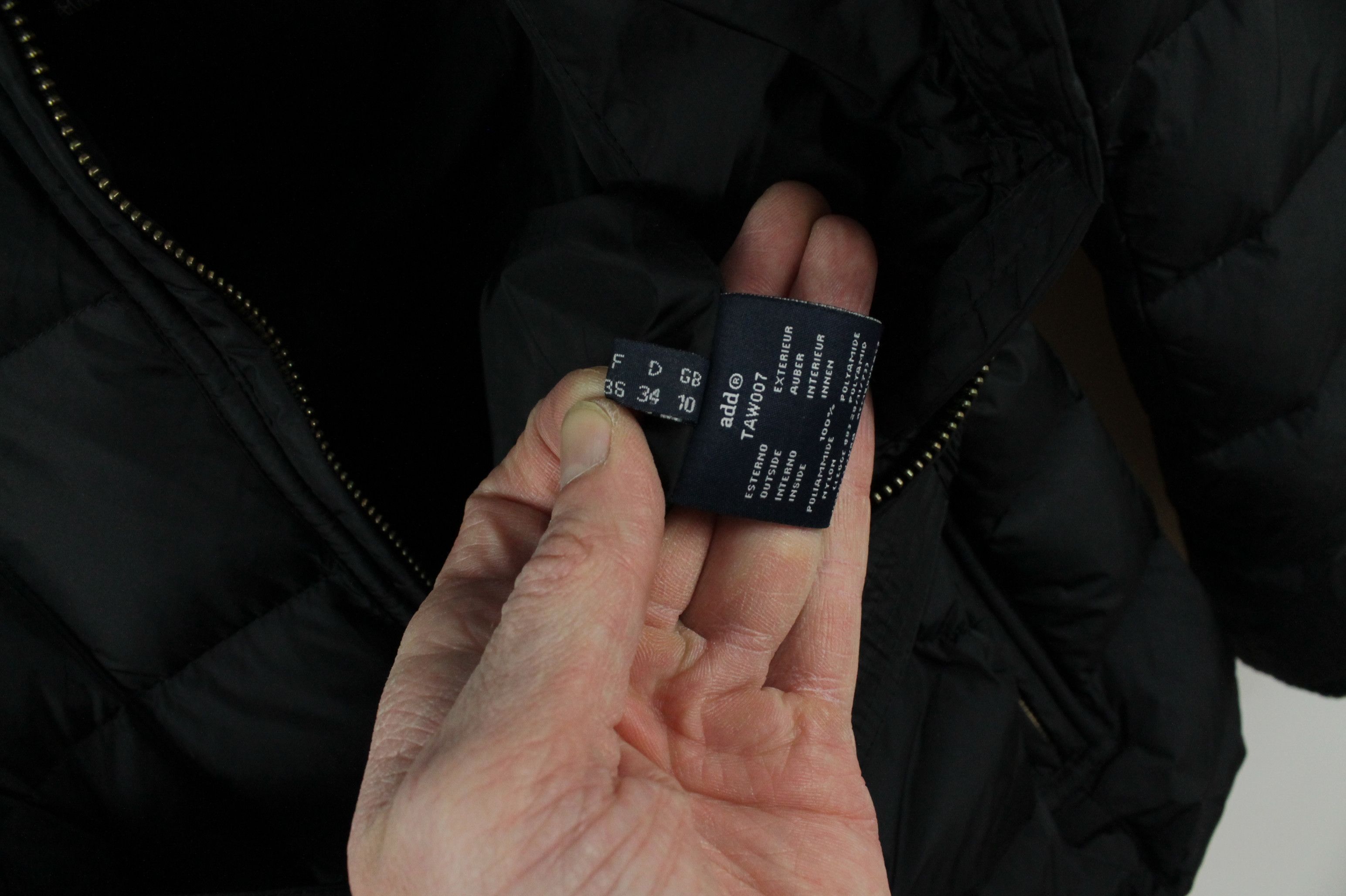 Add × Designer Add Down Black Coat Jacket With Belt Size XS / US 0-2 / IT 36-38 - 10 Thumbnail
