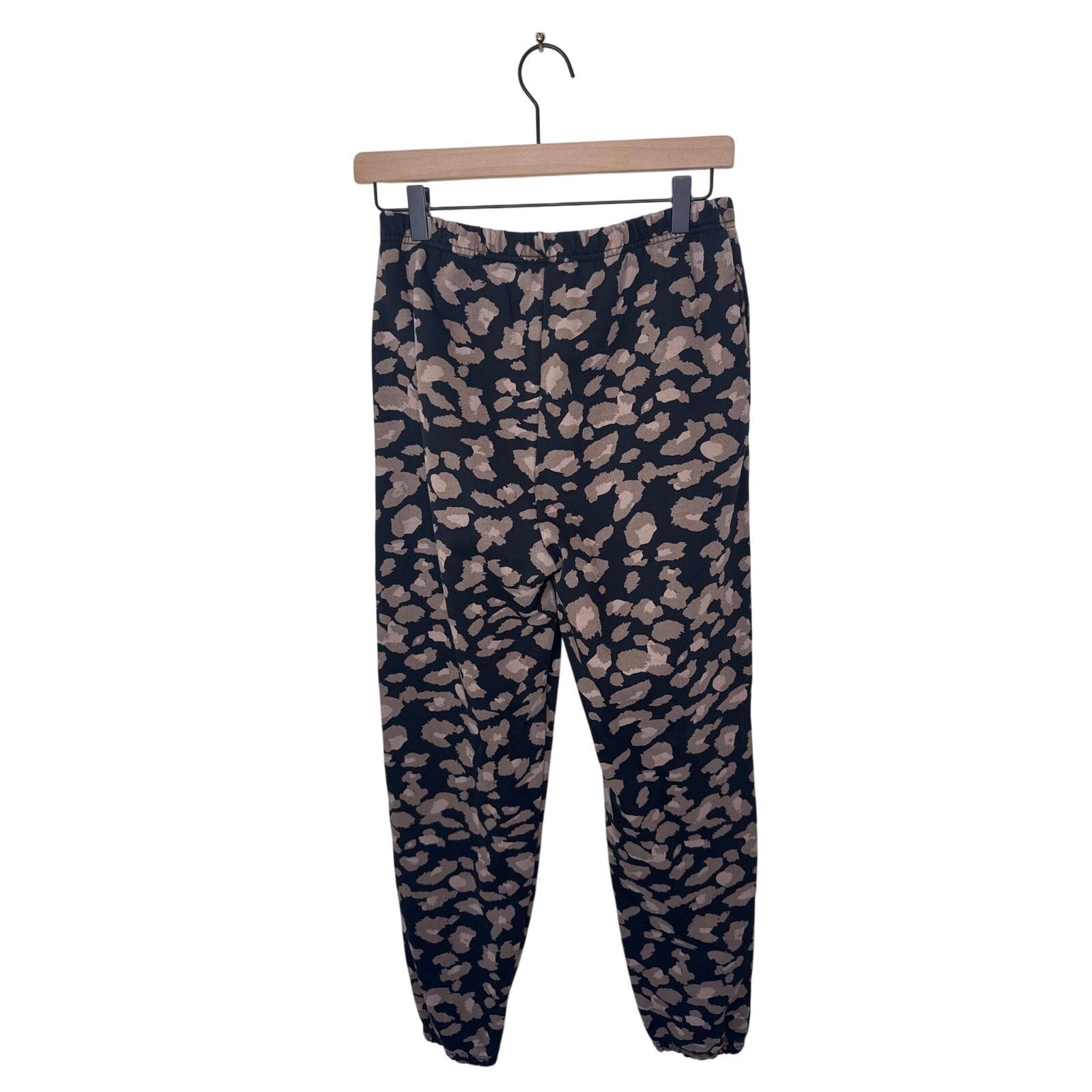 Other BRUNETTE THE LABEL Cheeta Leopard Print Jogger Sweatpants Size 28" / US 6 / IT 42 - 2 Thumbnail