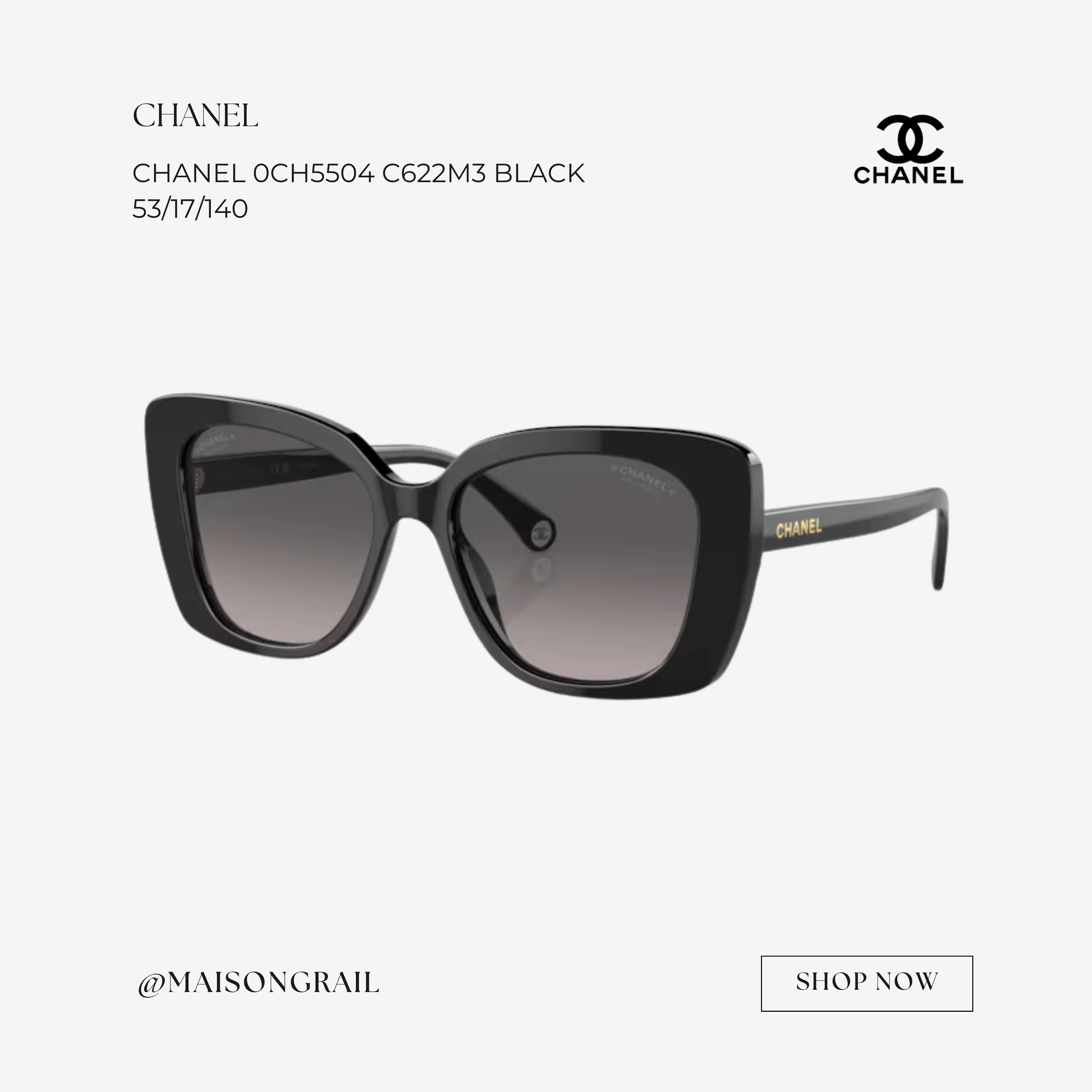 Chanel CHANEL 0CH5504 C622M3 SUNGLASSES Size ONE SIZE - 1 Thumbnail