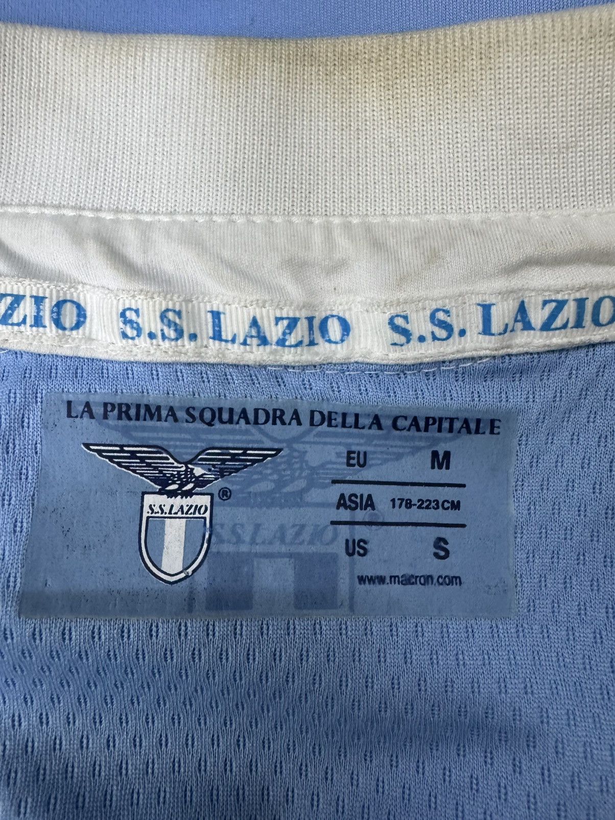 Macron Macron 2012-13 SS LAZIO Klose Jersey Size US M / EU 48-50 / 2 - 14 Thumbnail
