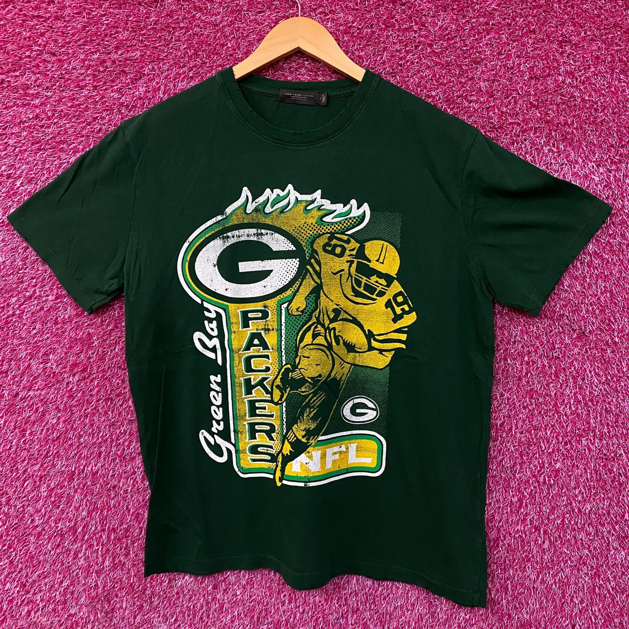 Junk Food Junk Food Clothing Green Bay Packers Running Back Graphic T- Size US L / EU 52-54 / 3 - 1 Thumbnail
