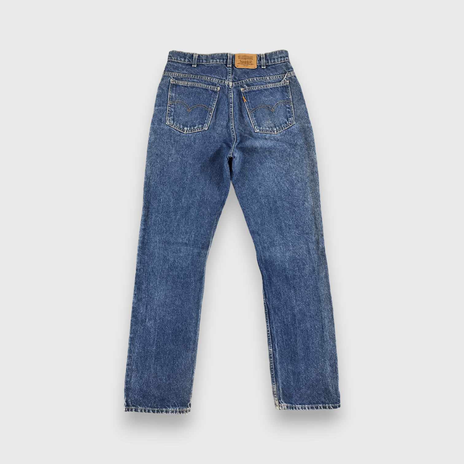 Levi's Vintage 90s Stone Wash Levis 619 Orange Tab Jeans-J1242 Size US 31 - 2 Thumbnail