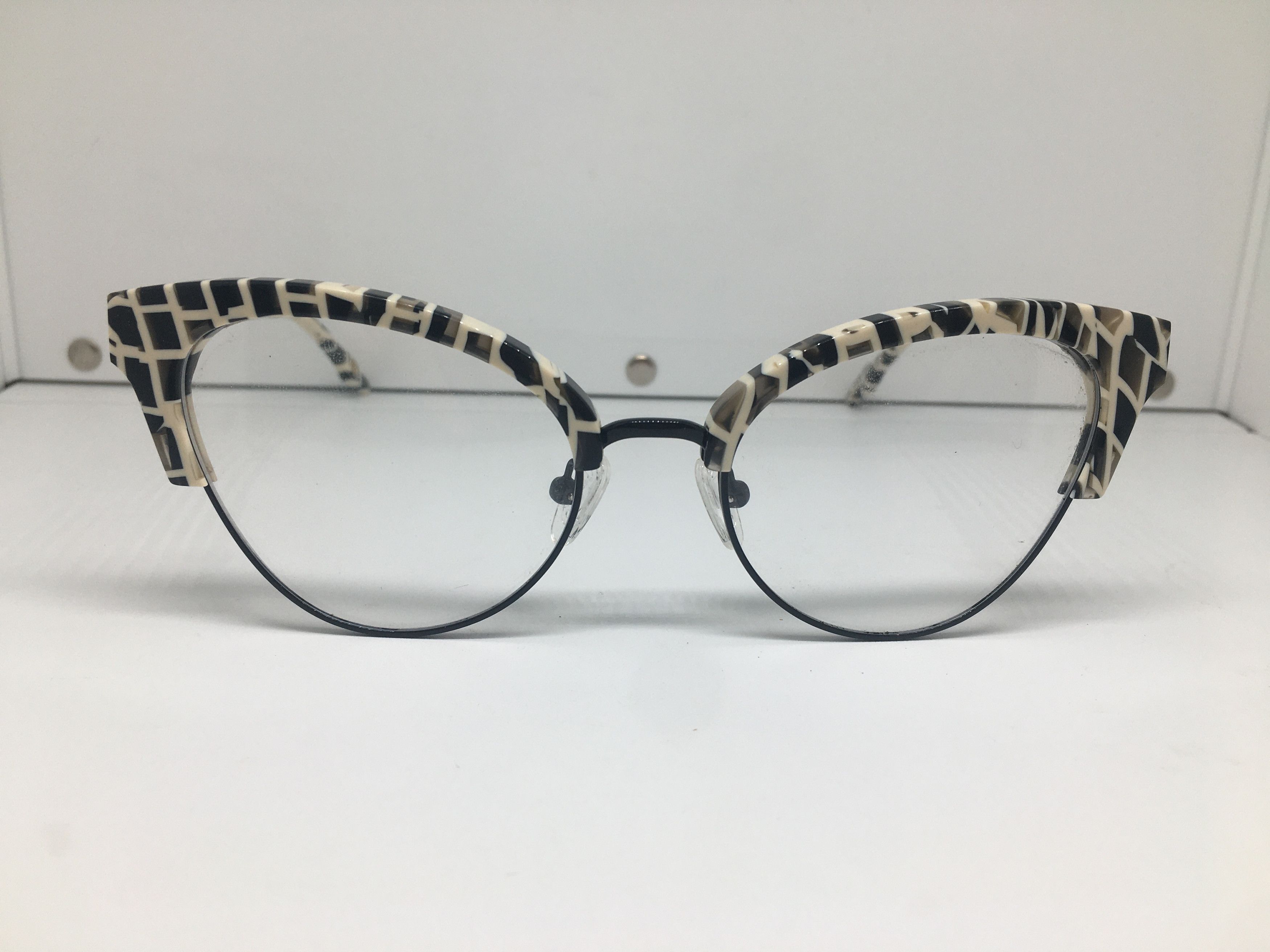 Other Op Art Cateye Diva Eyeglasses Frame Size ONE SIZE - 2 Thumbnail