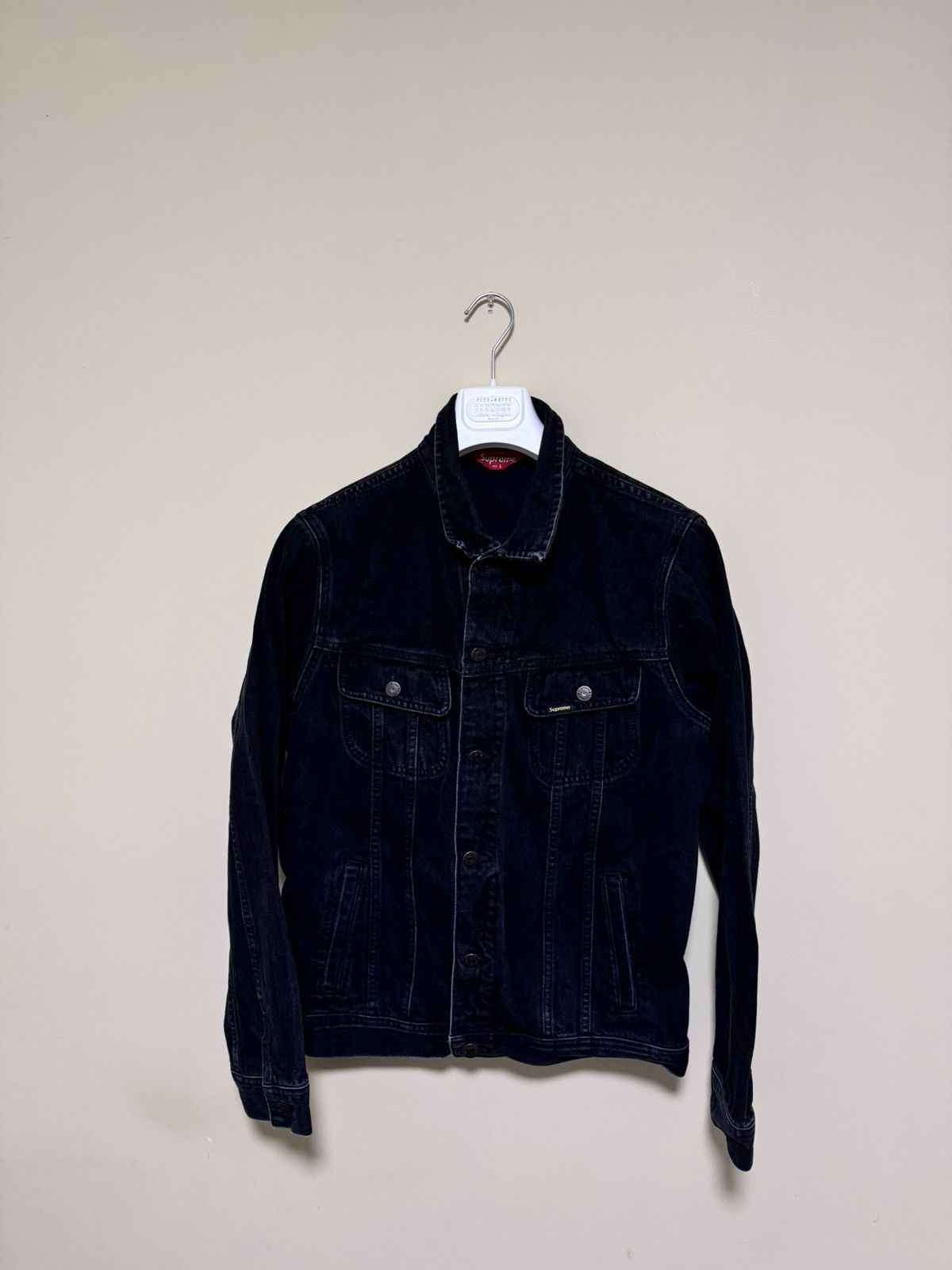 Playboy × Supreme SS14 Supreme x Playboy Denim Jacket Black Trucker Size US L / EU 52-54 / 3 - 3 Thumbnail