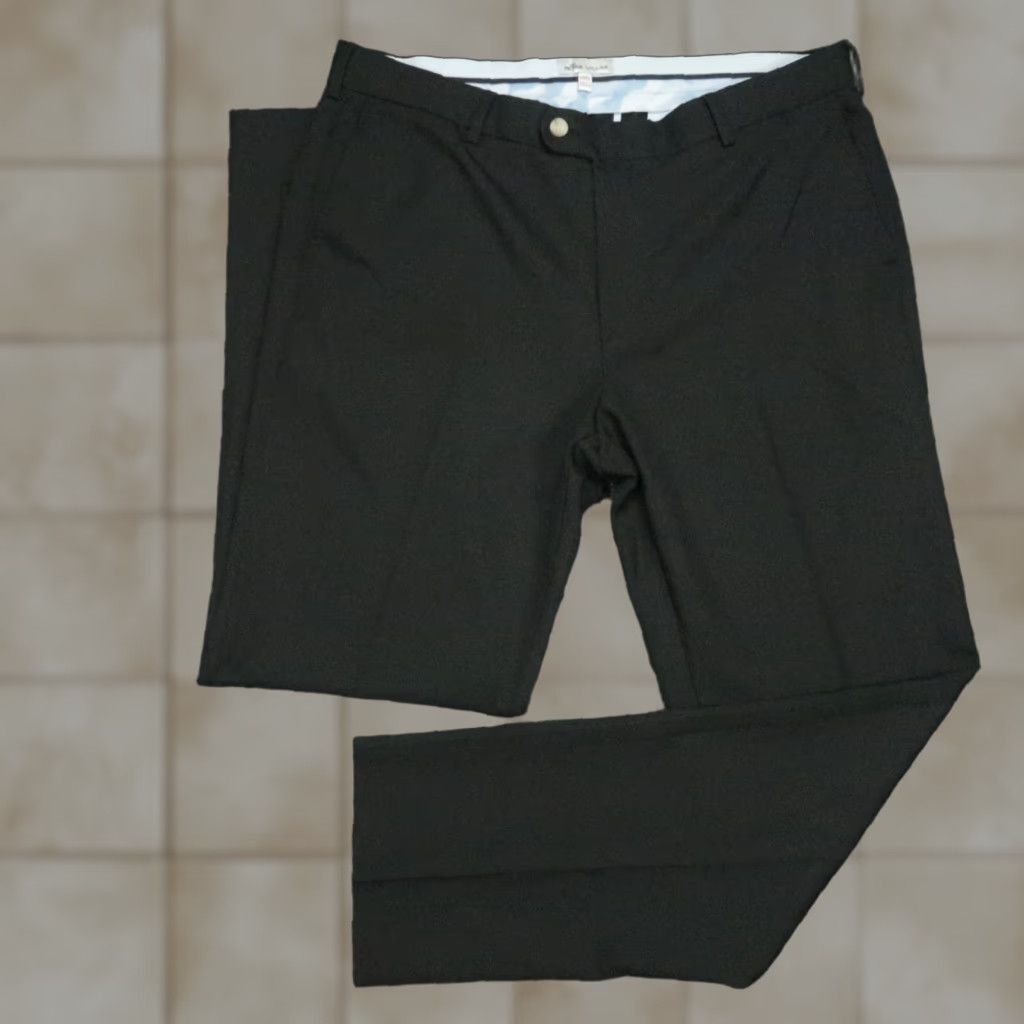 Peter Millar Peter Millar Pants Mens 46x32 Black Durham High Drape Performance Pockets Size US 30 / EU 46 - 1 Thumbnail