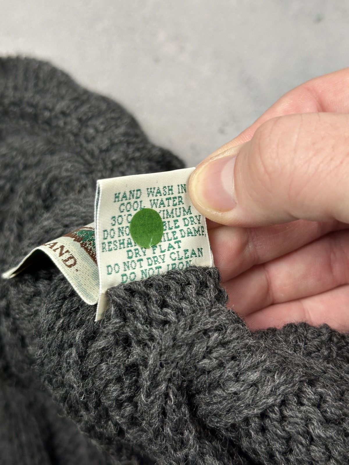 Aran Crafts Aran Crafts Ireland Chunky Knit Cardigan Bolero Merino Wool Size ONE SIZE - 9 Thumbnail