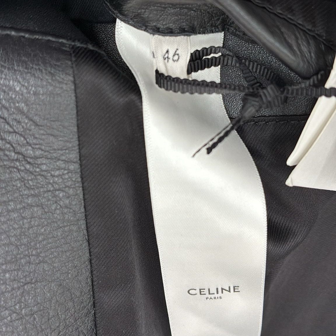 Celine Celine Leather Biker Jacket in Large Size US L / EU 52-54 / 3 - 6 Thumbnail