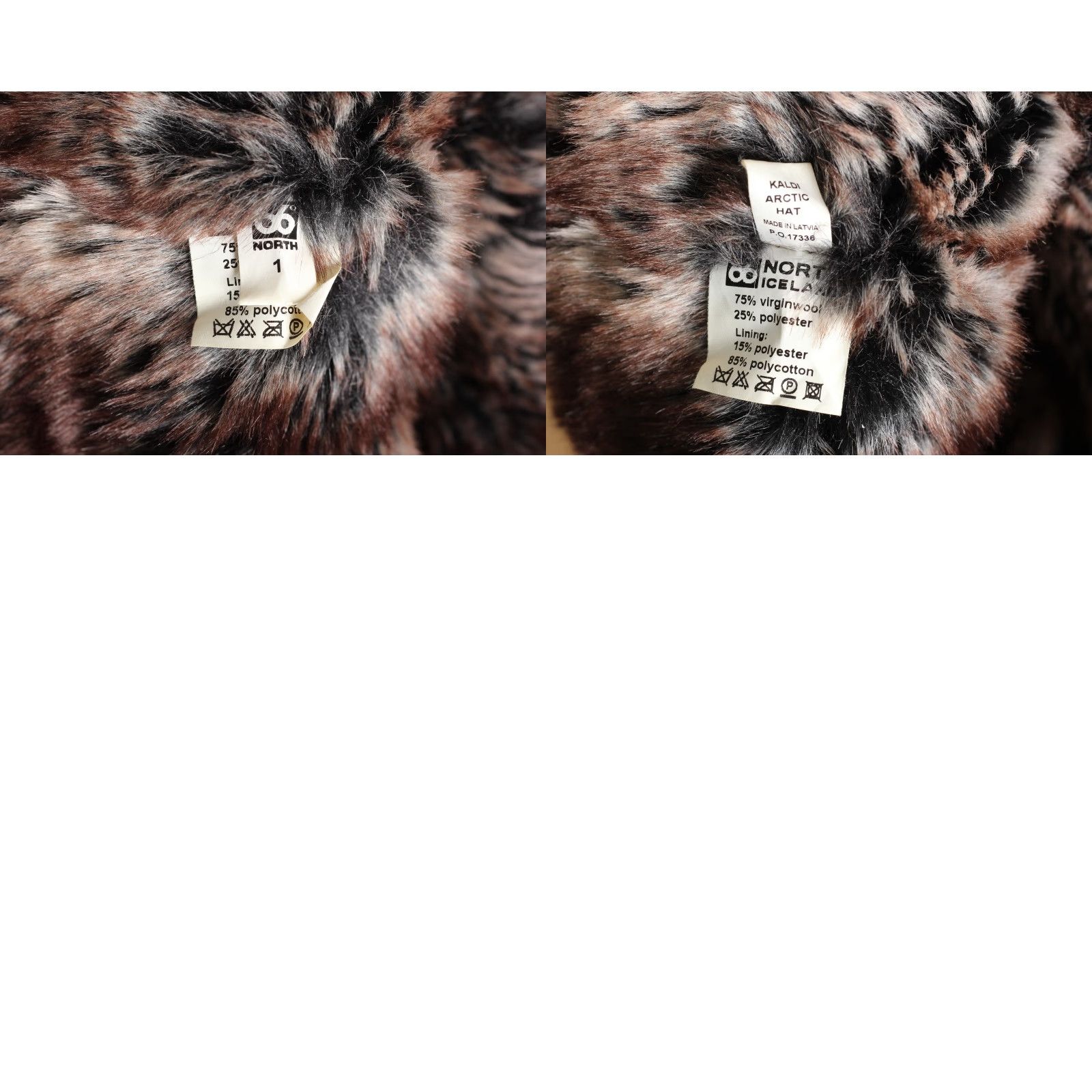 Vintage 66 NORTH ICELAND Kaldi Arctic Hat Trapper Wool Polyester Size 1 Brown Unisex Adults Wool Polyester Outdoor 90s Hats Mens Womens Boys Girls Size ONE SIZE - 8 Thumbnail