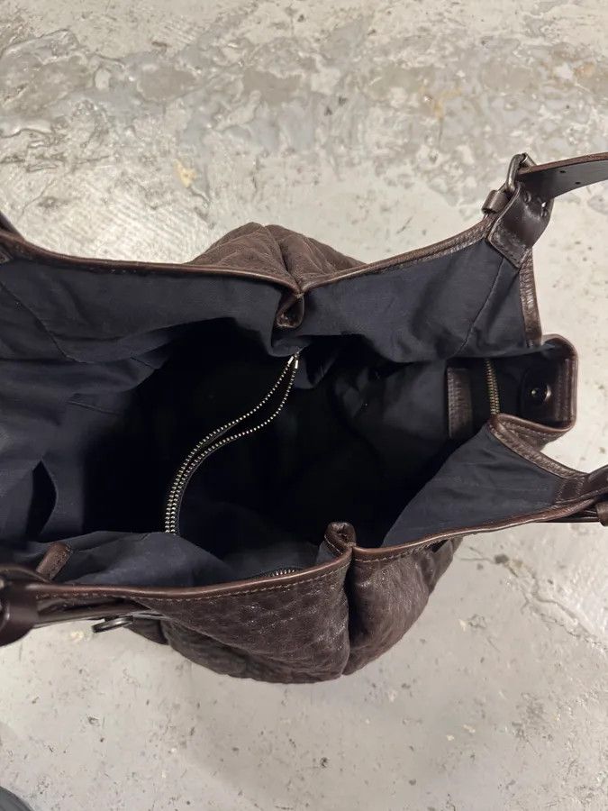 Designer × Givenchy × Vintage 2000s Givenchy Hobo Brown Grained Handle Bag Size ONE SIZE - 7 Thumbnail