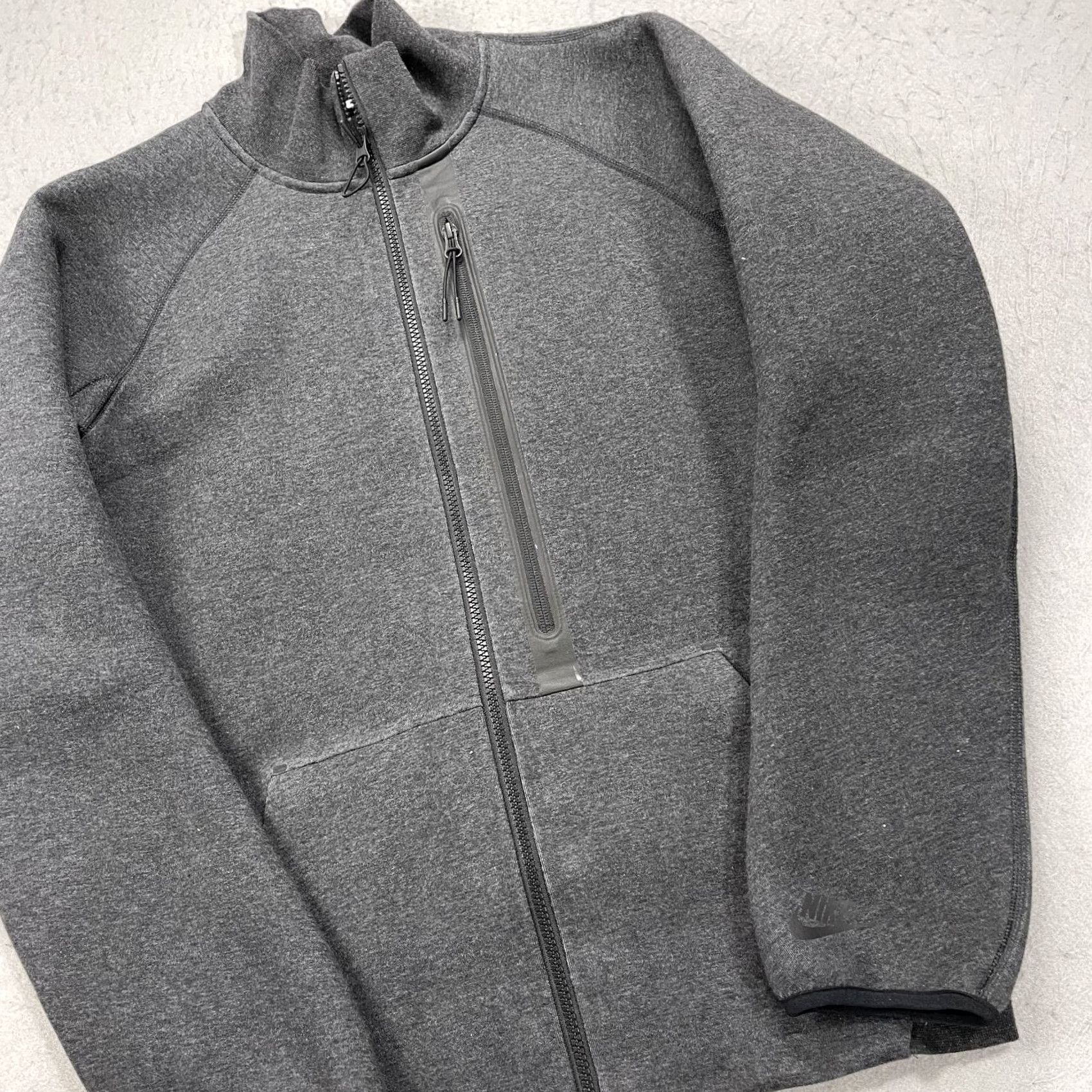 Nike Nike Tech Jacket Mens M Gray Full Zip NSW Sportswear Fleece Full Zip Gym Size US M / EU 48-50 / 2 - 3 Thumbnail