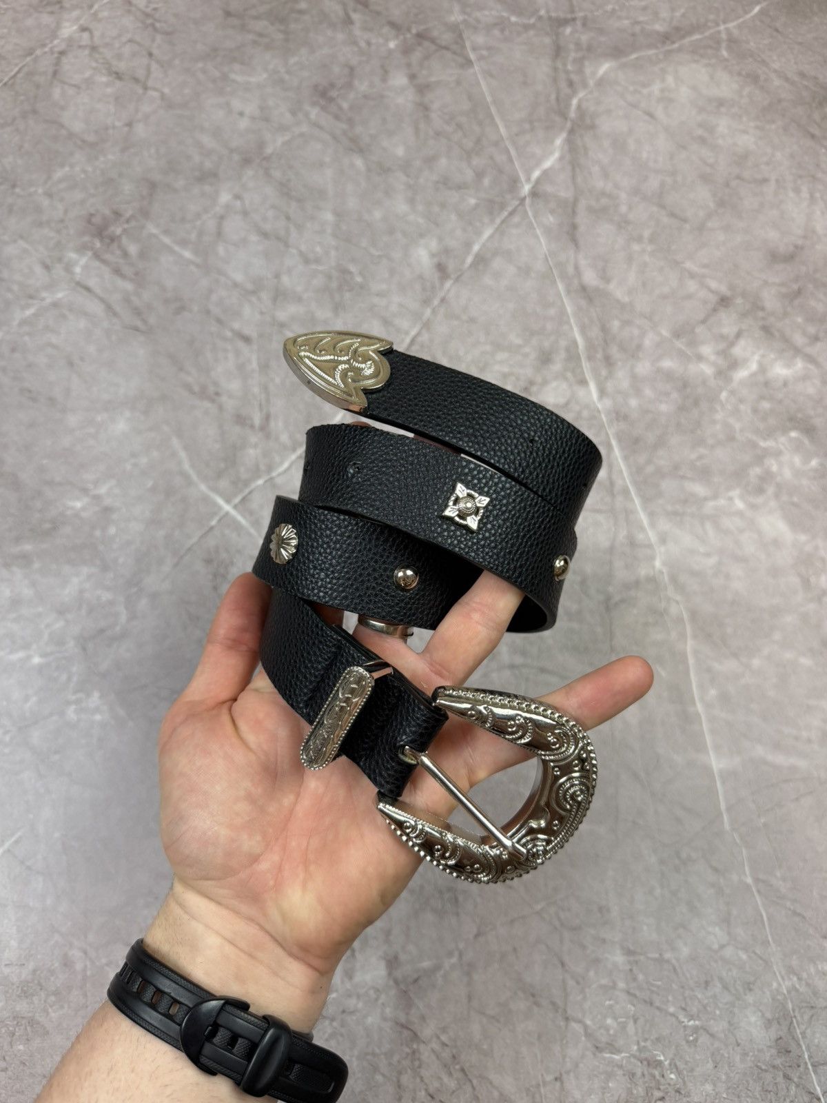 Japanese Brand B. B. Simon Number Nine Style Vintage 90s Japanese Y2K belt Size ONE SIZE - 2 Thumbnail