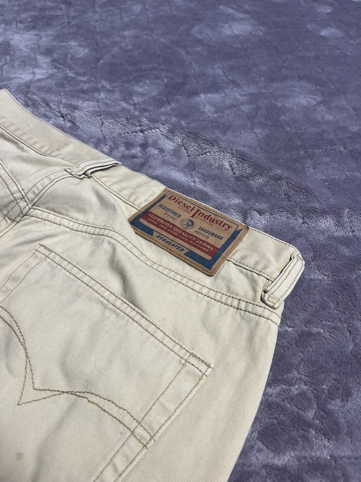 Diesel × Vintage 💥Vintage y2k Diesel Beige Pants Size US 33 - 4 Thumbnail