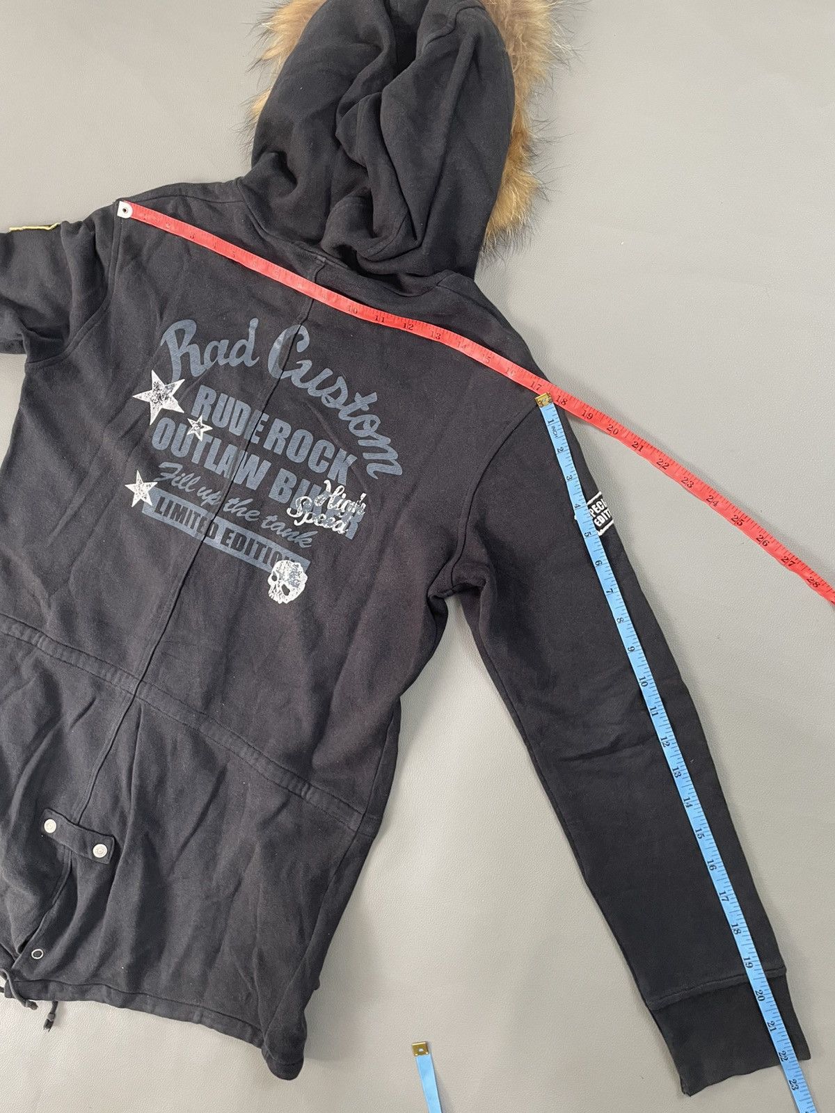 Hysteric Glamour Rad Custom Zip Fur Parka Hoodie Gothic Ifsix style Size US S / EU 44-46 / 1 - 9 Thumbnail