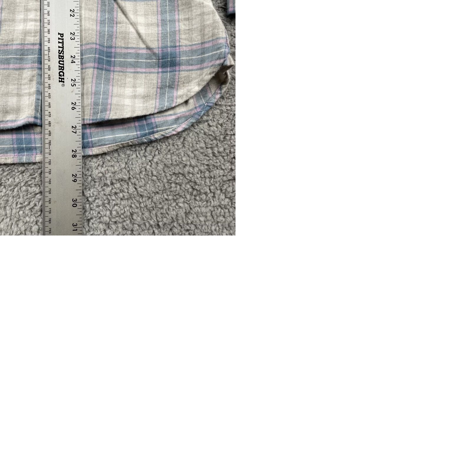 Vintage VINTAGE? Women’s L.L.Bean Plaid Flannel Button-Up Pocket Shirt Pink Blue 1X Xtra Soft Size XL / US 12-14 / IT 48-50 - 10 Thumbnail