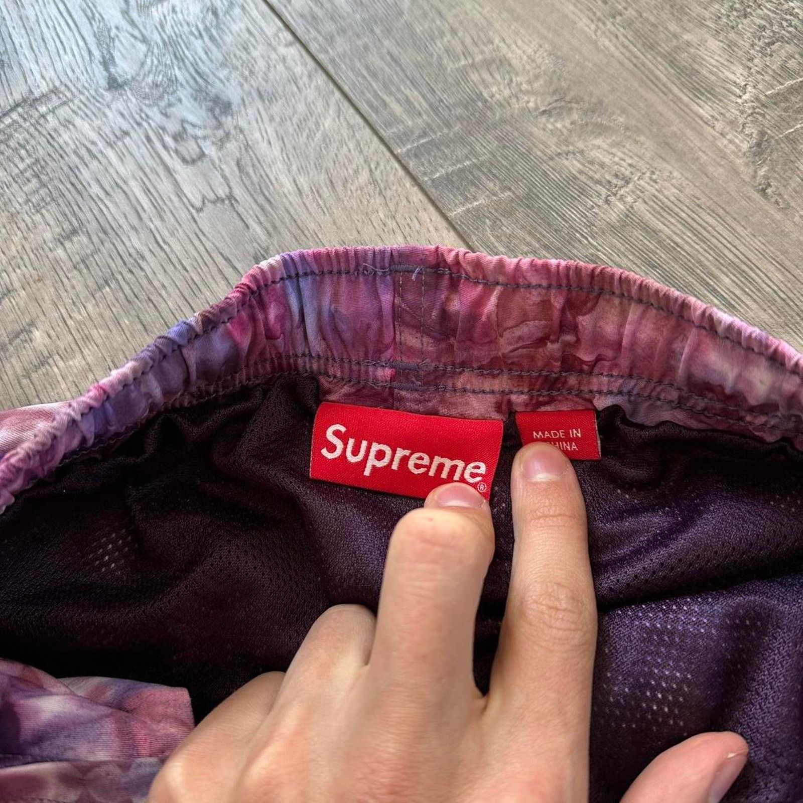 Supreme SS22 Supreme Marble TieDye Box Logo Swim Shorts Bathing Suit Size US 28 / EU 44 - 3 Thumbnail