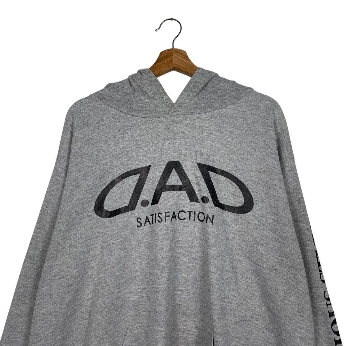 Japanese Brand DAD Satisfaction Spellout Pullover Hoodie Size US L / EU 52-54 / 3 - 11 Thumbnail