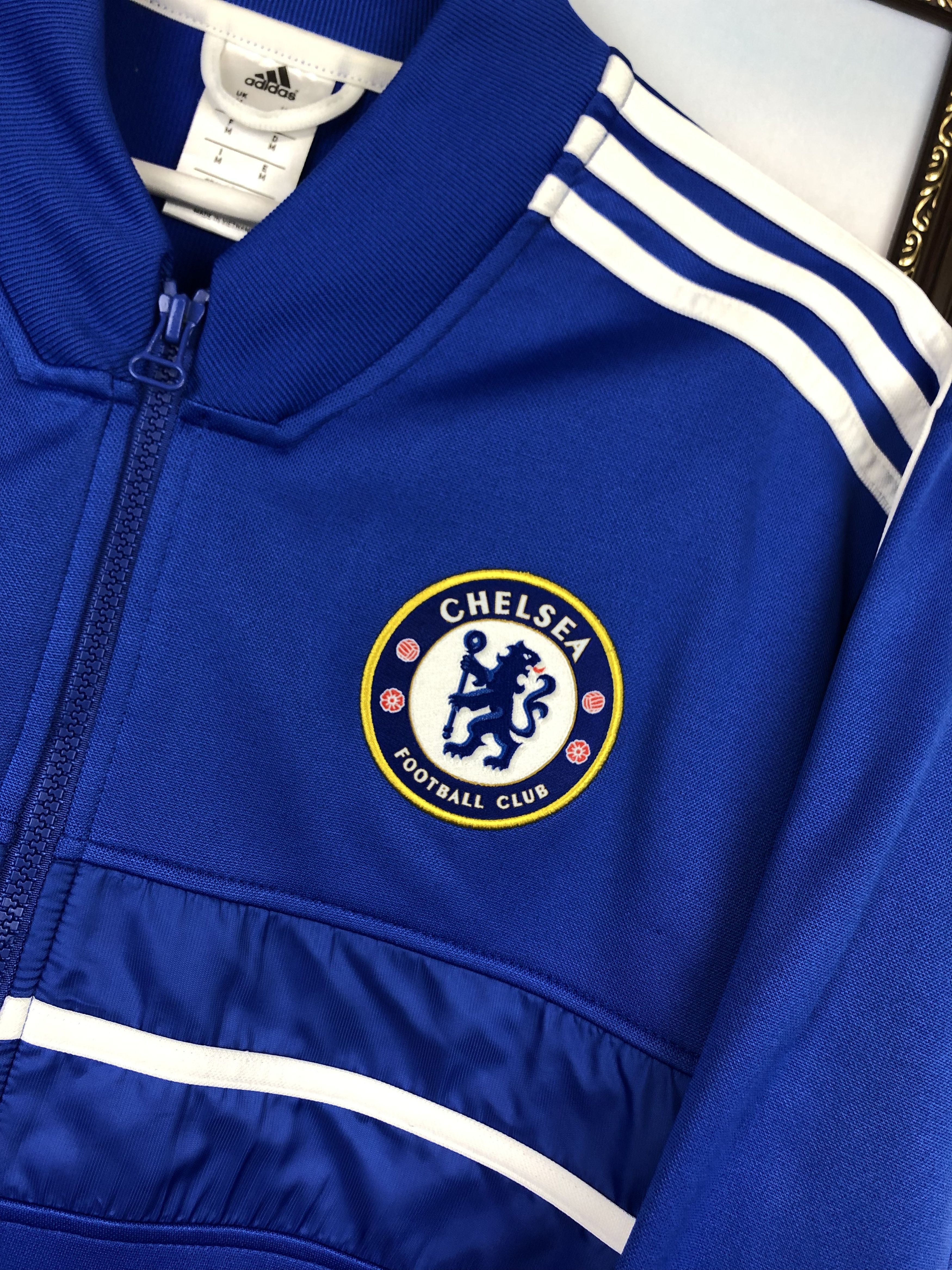 Adidas Vintage Adidas Chelsea Football Jacket Soccer Track Top Size US M / EU 48-50 / 2 - 3 Thumbnail