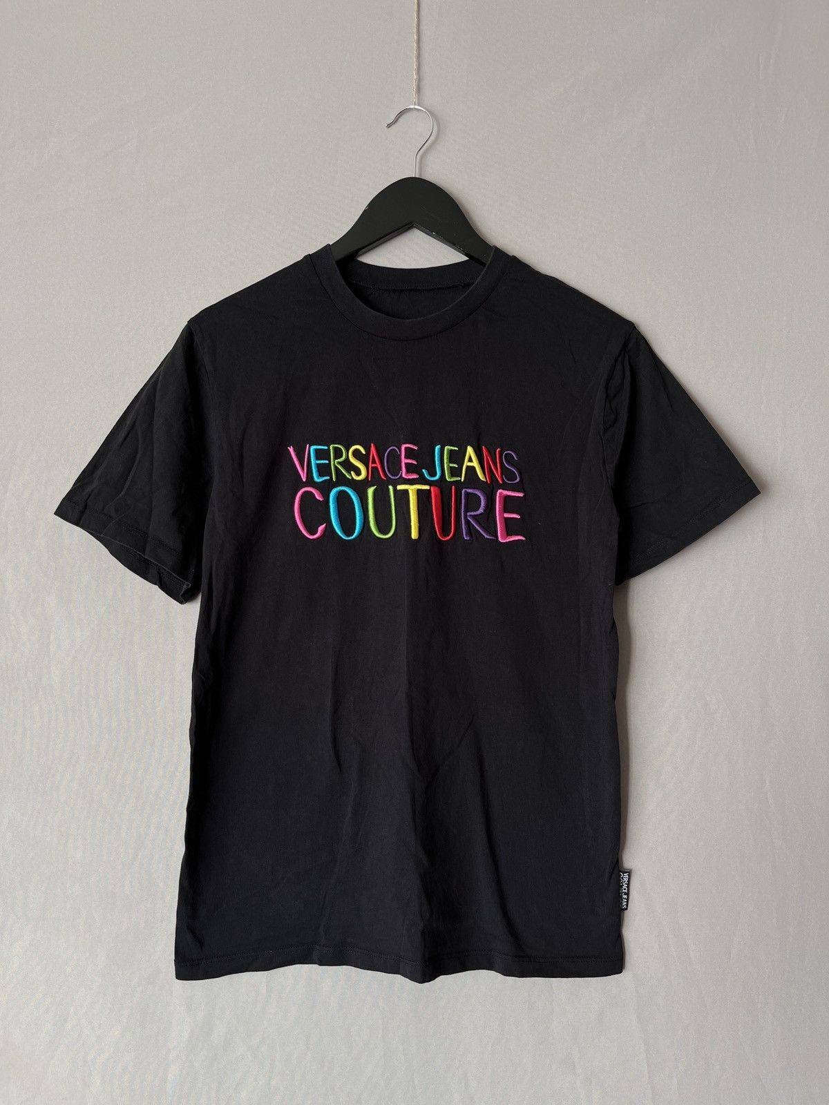 Versace Jeans Couture Versace Jeans Couture Embroidered Logo T-shirt Size US M / EU 48-50 / 2 - 1 Thumbnail