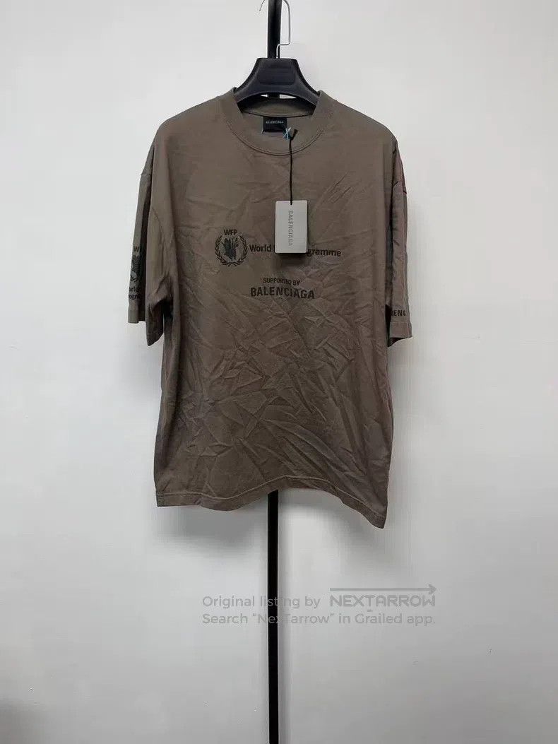 Balenciaga Balenciaga Logo Letter Print Hooded Short Sleeve T-Shirt L Size US S / EU 44-46 / 1 - 1 Thumbnail