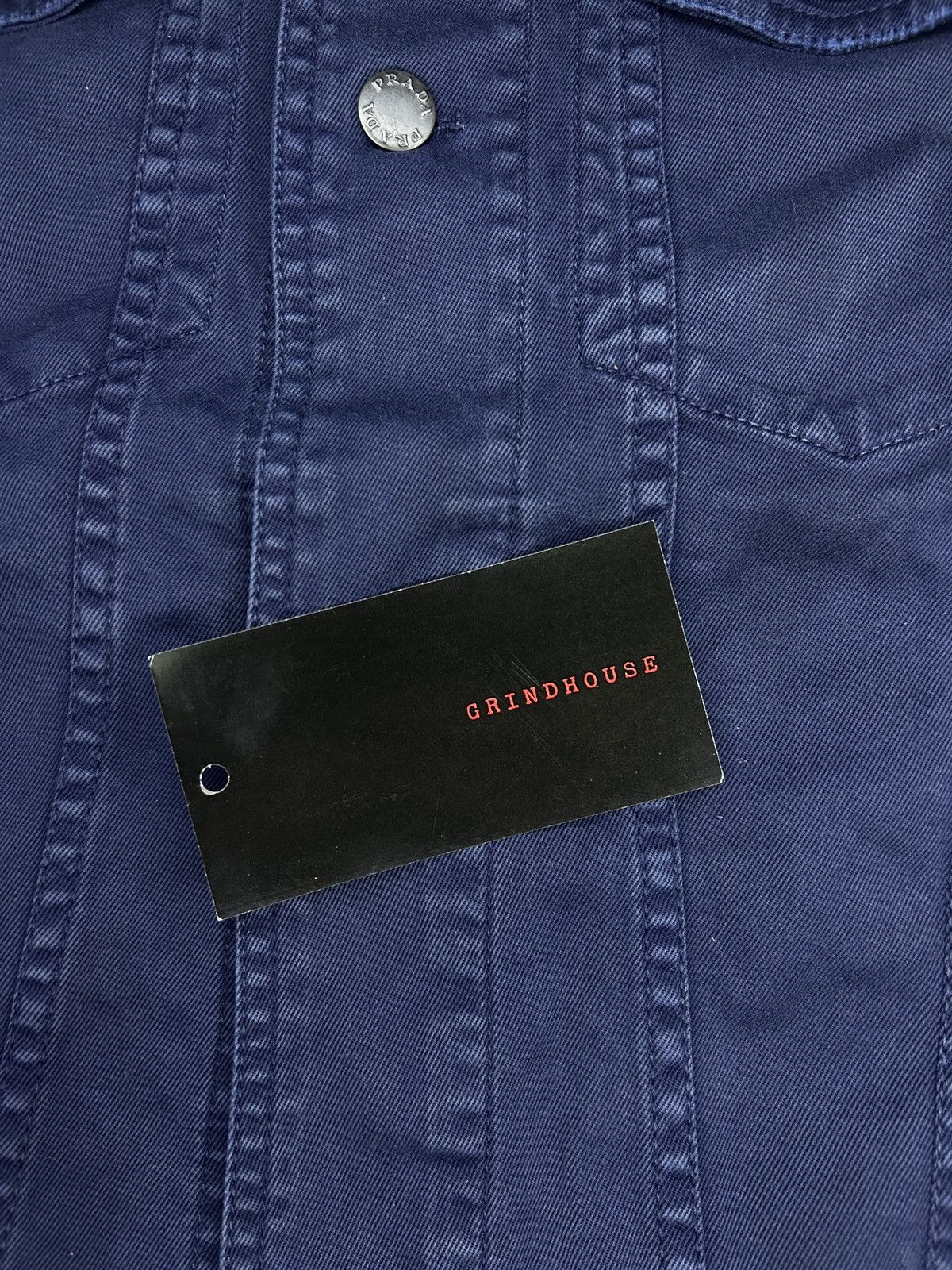 Prada 2014 Navy Trucker Jacket Size US S / EU 44-46 / 1 - 11 Thumbnail