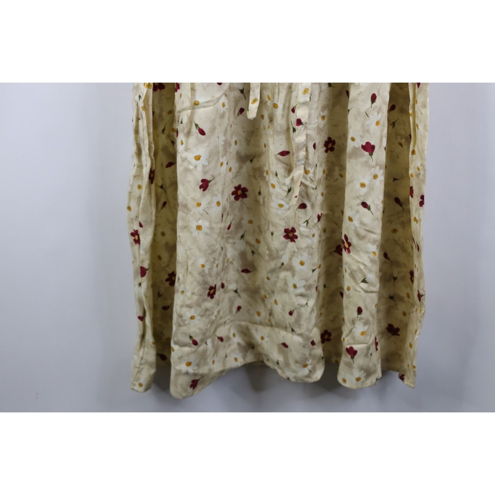 Vintage Vintage 90s Country Primitive Rayon Gabardine Flower Dress Size L / US 10 / IT 46 - 15 Thumbnail
