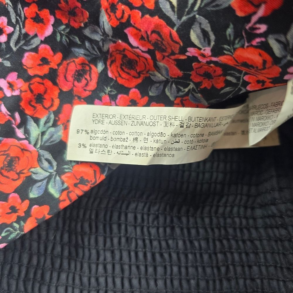 Zara Zara -1807 Long Sleeve Floral Puff Sleeve Sweetheart Crop To Size S / US 4 / IT 40 - 7 Thumbnail