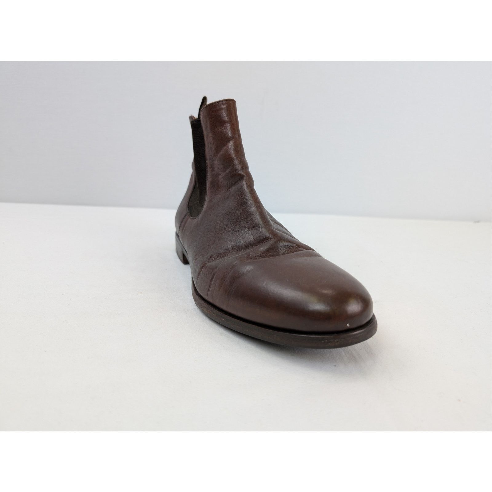 Prada o1rshd1 CC20 Chelsea Boots in Dark Brown Size US 8 / EU 41 - 2 Thumbnail