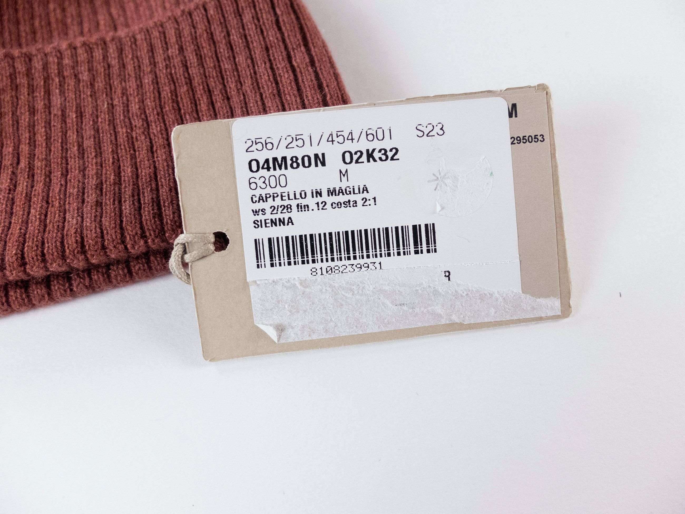 Brioni BRIONI reddish brown Sienna cashmere beanie Size Medium Size ONE SIZE - 3 Thumbnail